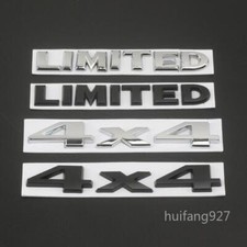 Adesivo placa de identificação adesivo emblema tampa traseira porta-malas tampa traseira carro metal 3D 4X4 LIMITADO comprar usado  Enviando para Brazil