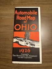 1926 Standard Oil Of Ohio SOHIO Road Map: Ohio USADO comprar usado 1926 Standard Oil Of Ohio SOHIO Road Map: Ohio USADO comprar usado  Enviando para Brazil