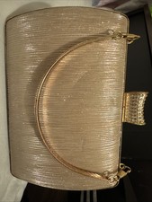 Gold glitter evening for sale  COVENTRY