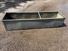 Galvanised riveted trough for sale  DISS