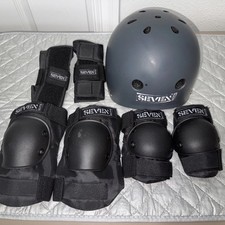Equipamento de patinação infantil sete joelho cotovelo suporte protetor de pulso deslizante, capacete , usado comprar usado  Enviando para Brazil