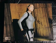 Imagem autografada colorida 8,5x11 Angelina Jolie certificado de autenticidade pela SWAU, usado comprar usado  Enviando para Brazil