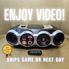 CD player estéreo Philips Boombox rádio AM/FM AZ2555/17 para jogos PC Link Woox, usado comprar usado  Enviando para Brazil