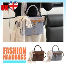 Small Square Crossbody Bag Trendy Shoulder Bag Top-Handle Tote Handbag for Women, usado comprar usado  Enviando para Brazil