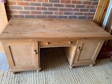 Antique pine desk for sale  TRING
