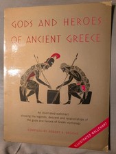 Gods & Heroes of Ancient Greece: An Illustrated Wallchart Greek Mythology Poster, usado comprar usado  Enviando para Brazil
