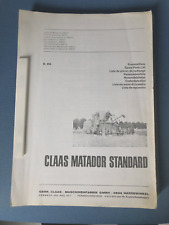 Claas ersatzteilliste matador gebraucht kaufen  Vallendar