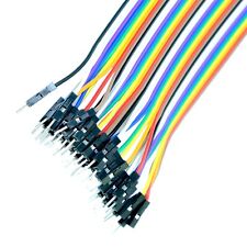 Cable Jumper Dupont De 40 Pines, Conector A Conector, Macho-Macho, 20cm comprar usado  Enviando para Brazil