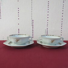 Tasses bouillon porcelaine d'occasion  Thiaucourt-Regniéville