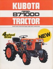 Kubota b7100d tractor d'occasion  Expédié en Belgium