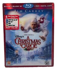 Disney's A Christmas Carol Four-Disc Combo Blu-ray 3D DVD RARE!! segunda mano  Embacar hacia Argentina