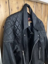 vintage leather motorcycle jacket for sale  TINTAGEL