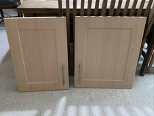 beech cabinets kitchen for sale  STOCKPORT