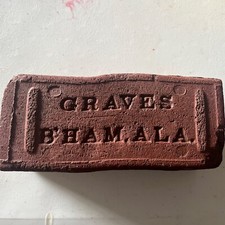 100 anos de idade Graves B'Ham Ala Street Paver tijolo Birmingham Alabama, usado comprar usado  Enviando para Brazil