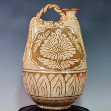 12,8" porcelana antiga música clássica dinastia porcelana branca lce crack flor cabo vaso, usado comprar usado  Enviando para Brazil