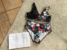 Bikini schwarz bunt gebraucht kaufen  Westeregeln