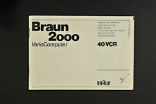 Braun 2000 variocomputer gebraucht kaufen  Wittmund