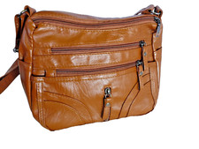 Brown faux leather for sale  Longwood
