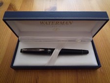 Waterman matte black for sale  WIGSTON