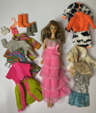 1966 Boneca Barbie Vintage Olhos Azuis Torção N Vira Roupas Sapatos Botas Bolsa comprar usado  Enviando para Brazil