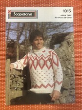 Mens fairisle aran for sale  WORCESTER