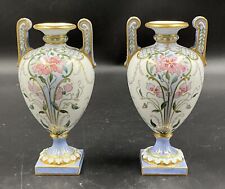 Pair antique handpainted for sale  Linden