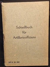 Schießbuch artillerieoffizier gebraucht kaufen  Blieskastel