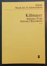 Killmayer sinfonia fogli usato  Spedire a Italy