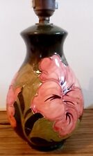 Moorcroft hibiscus lamp for sale  BEDWORTH