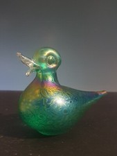 Iridescent green glass for sale  MANSFIELD