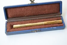 VINTAGE ROLLED GOLD LEVER FILLER FOUNTAIN PEN ORIGINAL GOLD NIB 1920s USA, usado comprar usado  Enviando para Brazil