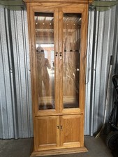 Oak gun cabinet for sale  Greensburg