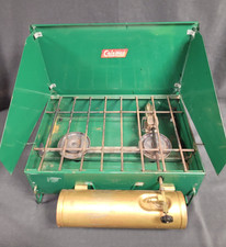 Fogão de acampamento a gás vintage Coleman 2 queimadores - Modelo 425 - Ótimo estado! comprar usado  Enviando para Brazil