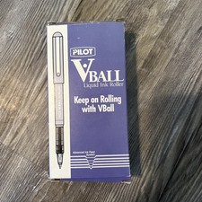 Caneta esferográfica 35113 Pilot VBall Stick rolante, tinta roxa, extra fina, pacote com 10, usado comprar usado  Enviando para Brazil
