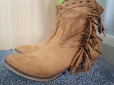 Brown faux suede for sale  SWANSEA