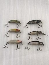 6 iscas de pesca Heddon River Runt e carretel de rolamento de esferas Heddon 205-R alta velocidade comprar usado  Enviando para Brazil