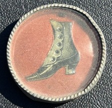 Brinquedo antigo jogo de destreza quebra-cabeça publicidade feminina BOTA/SAPATOS DÉCADA DE 1920 comprar usado  Enviando para Brazil