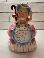Vintage JC Napco Cerâmica Japão 1957 Little Bo Peep Cookie Jar Napco K2292 HTF comprar usado  Enviando para Brazil