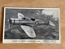 Valentine aircraft recognition for sale  UK