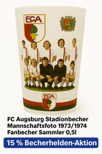 Augsburg stadionbecher mannsch gebraucht kaufen  Mahlow