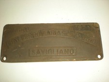 Targa fiat ferroviaria usato  Castenaso