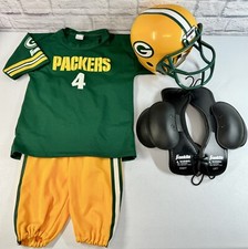 Capacete uniforme de futebol americano infantil Franklin Green Bay Packers Brett Favre década de 1990 médio comprar usado  Enviando para Brazil