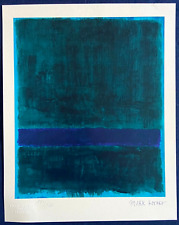 Litografía Mark Rothko original numerada a mano firmada certificada 180, usado segunda mano  Embacar hacia Argentina