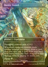 Magic The Gathering Final Fantasy Buster Sword R - Lámina - Sin bordes Casi como nueva 0351 Inglés segunda mano  Embacar hacia Mexico