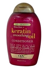 Usado, OGX FRIZZ-FREE + CONDICIONADOR DE ÓLEO ALISANTE DE QUERATINA 5 em 1 Benefícios 13 fl oz comprar usado  Enviando para Brazil