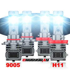 Combo de bombillas LED de haz alto y bajo para Chevy Silverado 1500 2500 2007-2015 segunda mano  Embacar hacia Mexico