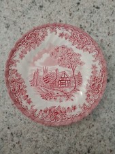 Churchill. Vermelho. Casas de campo. Prato pequeno. (17cm). Feito na Inglaterra. comprar usado  Enviando para Brazil