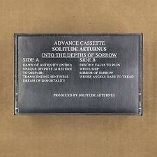 SOLITUDE AETURNUS Cassette Tape INTO THE DEPTHS OF SORROW 90s Doom Metal PROMO comprar usado  Enviando para Brazil