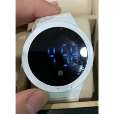 Aeropostale Relógio de Borracha Masculino Feminino Branco Movimento LED Excelente Estado Usado Testado Funciona comprar usado  Enviando para Brazil