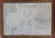 Disegno antico paesaggio usato  Roma